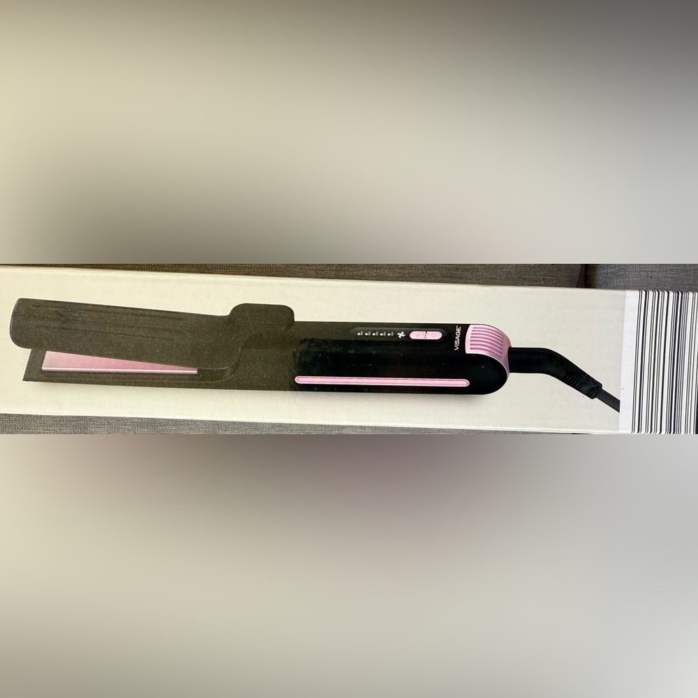 Visage Ceramic Styler Straightener Dual Curls Diamond Series Cool Air 5 Settings